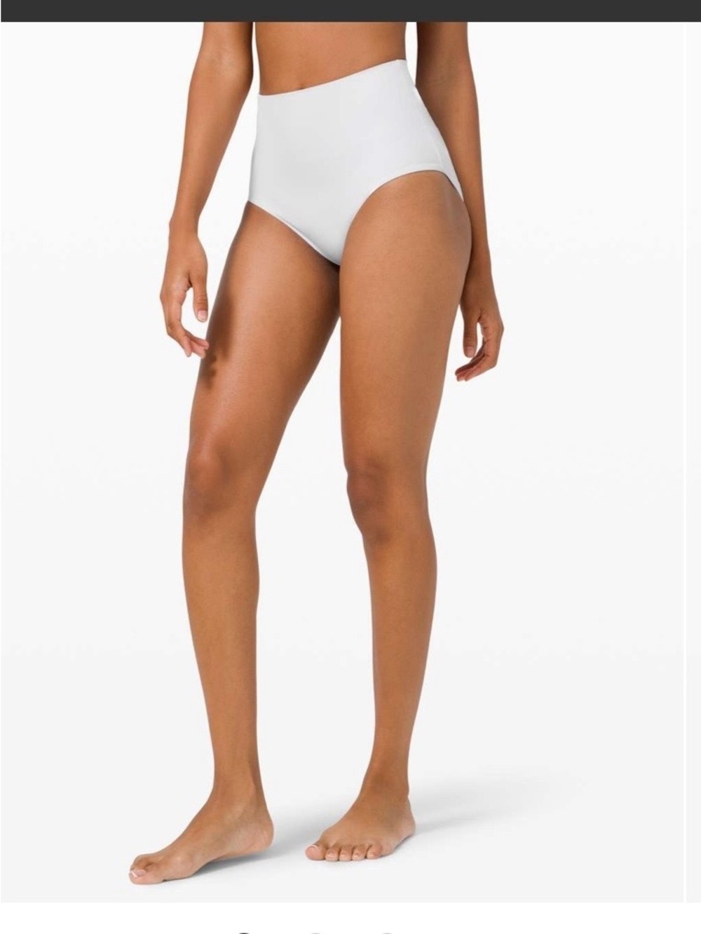 Lululemon waterside HW med Bottom White  Bikini